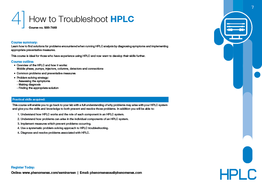 Chromatography Training Seminars 2023